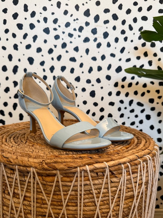 Alex Marie Shoes - Alex Marie Elegant Belinda Blue Dream Patent Ankle-Strap Heels